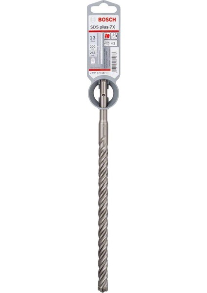 - Sds-Plus-7x Serisi Kırıcı Delici Matkap Ucu 13x265 mm
