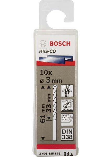 Hss-Co 3x61 mm 10'lu Paket fiyatları