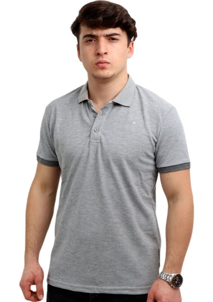Polo T-Shirt Erkek Grimelanj 1912048-057 Gry