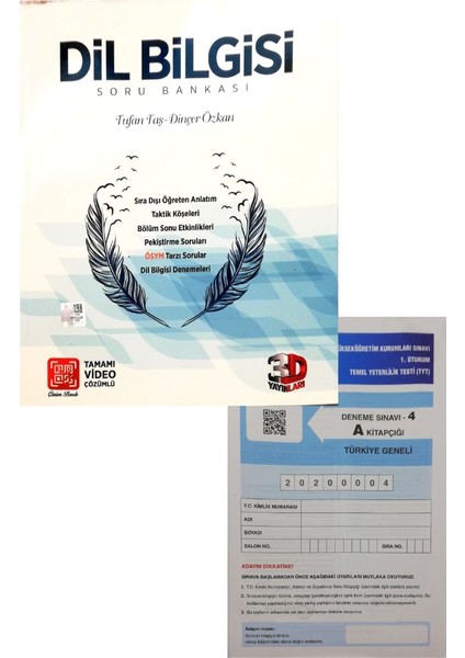 TYT Dil Bilgisi Soru Bankası - Aydın Yayınları TYT Deneme