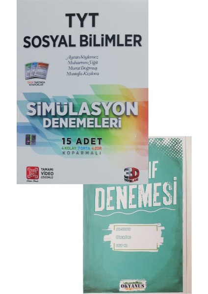 TYT Sosyal Bimler Deneme - Okyanus Yayınları TYT Deneme