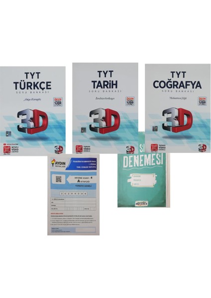TYT Türkçe - Tarih - Coğrafya Soru Bankası - Okyanus - Aydın Deneme