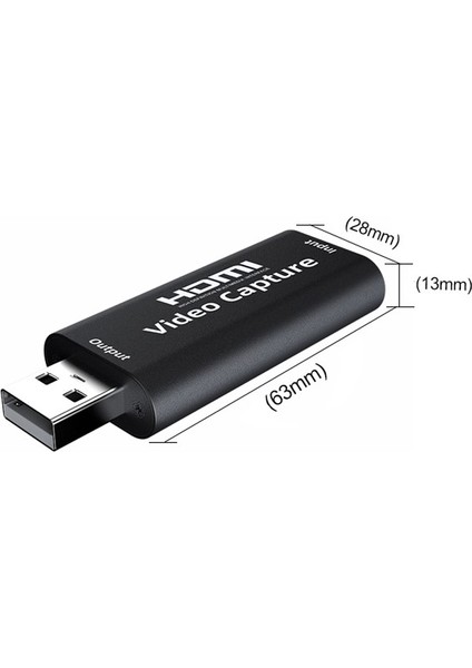 4K HDMI Video Capture USB 2.0 Görüntü Yakalama ve Canlı Yayın Kartı 4K-VC200