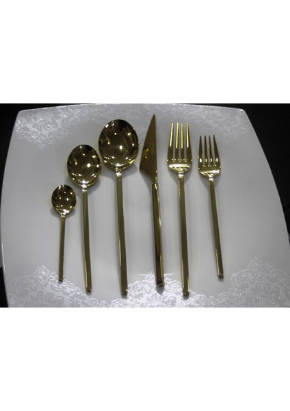 Life Gold 60 Parça 12 Kişilik Çatal Kaşık Takımı fırsatları