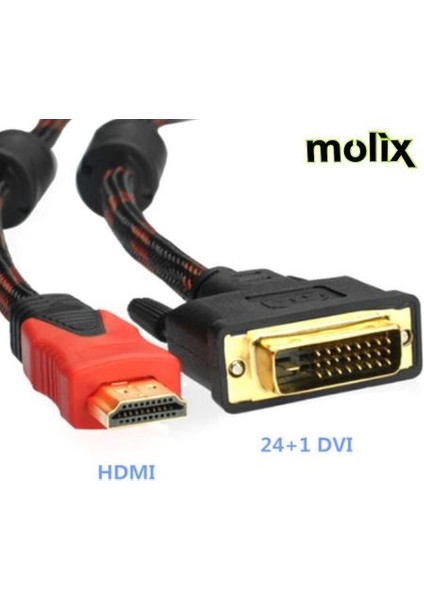 Hdmı To Dvı(24+1)M 1.5 Metre Dual Link Görüntü Kablosu MX-4105