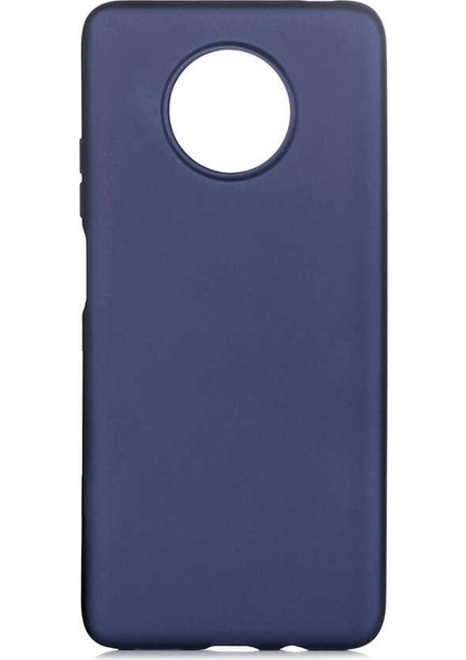 Xiaomi Redmi Note 9 Pro 5g Kılıf Premier Silikon Mat Koruma+Nano Glass+Kalem Lacivert
