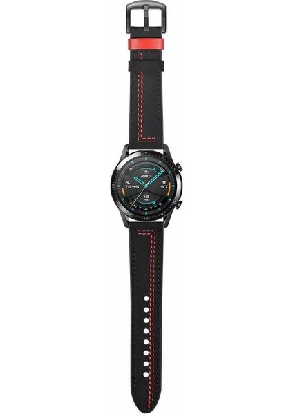 Amazfit Gtr 47 mm Lite Kordon Nubuk Deri Görünüm Dikişli Koyu Yeşil modelleri