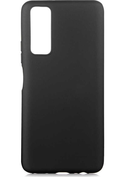 Huawei P Smart 2021 Kılıf Premier Silikon Esnek Koruma+Nano Glass+Kalem Siyah