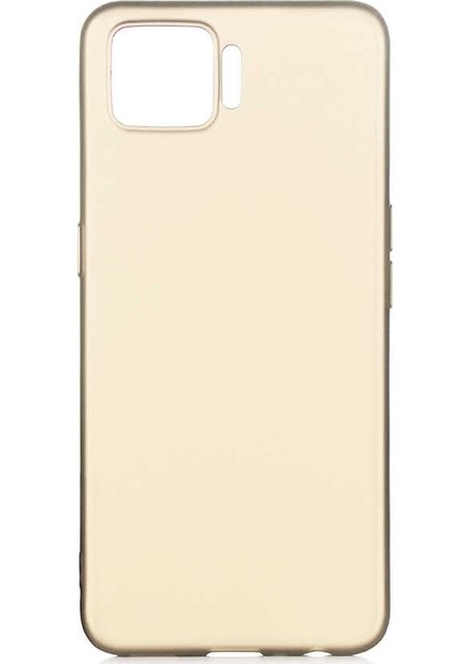 Oppo A73 Kılıf Premier Silikon Mat Koruma Gold