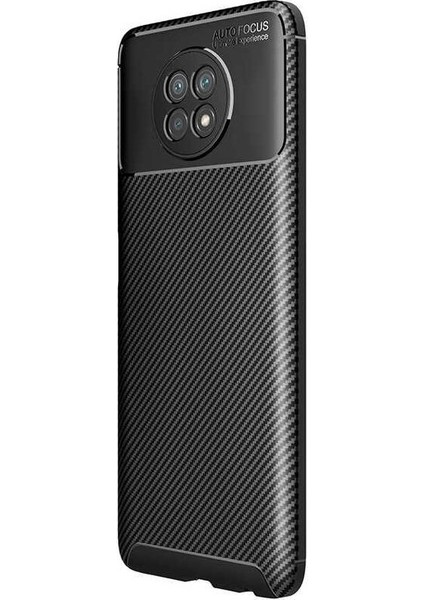 Xiaomi Redmi Note 9 Pro 5g Kılıf Negro Karbon Dizayn Silikon Siyah