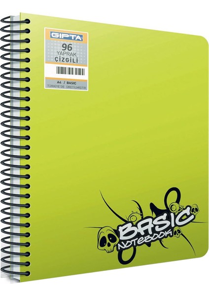 Gipta Defter A4 Basic Spr. Pp 96Yp. Çiz. 1540