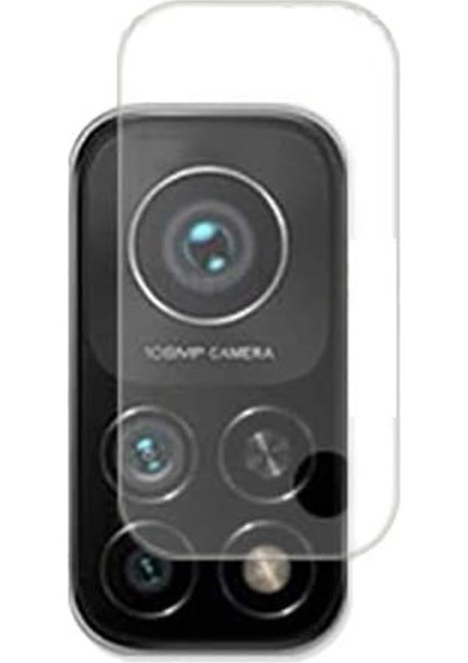 Xiaomi Mi 10T Kamera Lens Koruyucu Nano Şeffaf