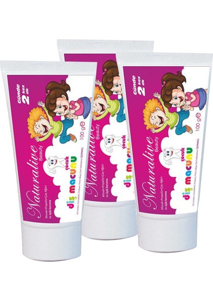 Florürsüz Çocuk Diş Macunu 75ML X3