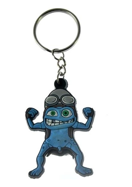 Sevimli Crazy Frog Figürlü Anahtarlık