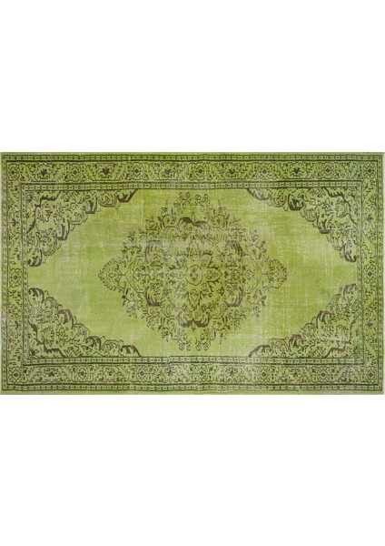 El Dokuma Yün'lü Türk Vintage Halı ÖLÇÜ;181X282