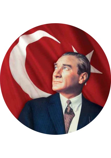 Atatürk Türk Bayrağı Türkiye Başbuğ Sticker 00629