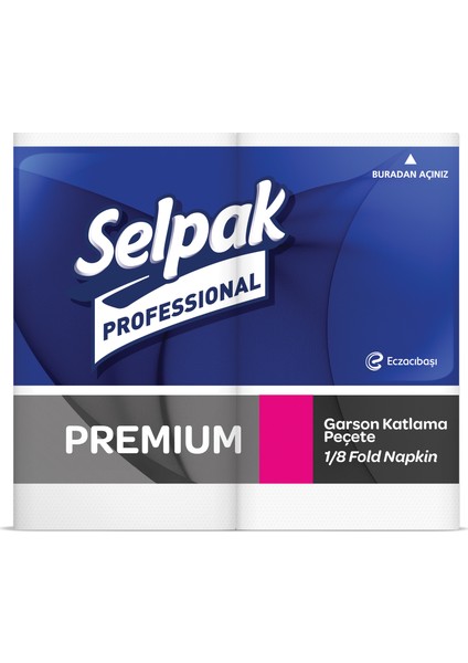 Selpak Professional Premium Garson Katlama Peçete 33x33 cm 100'lü (9681102)