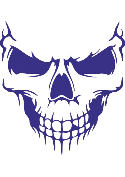 Araba Kaput Kurukafa Kuru Kafa Sticker 00660