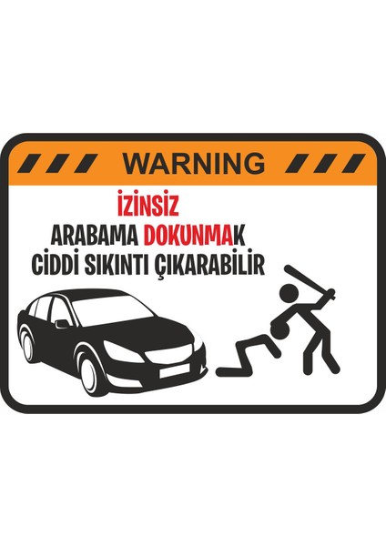 Arabama Dokunma Sticker 00655