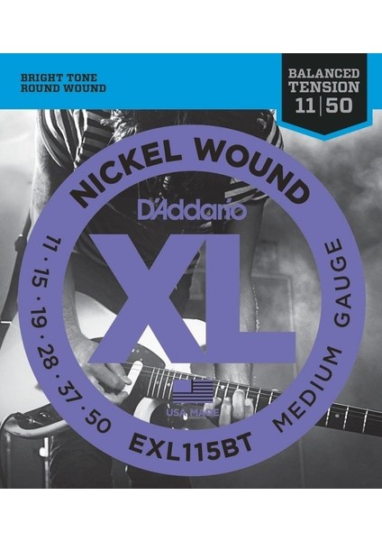 EXL115BT Elektro Gitar Teli Xl Medıum