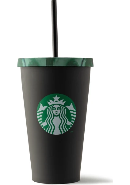 Starbucks®  Klasik Seri Soğuk Içecek Bardağı-Mermer Efektli 473ML