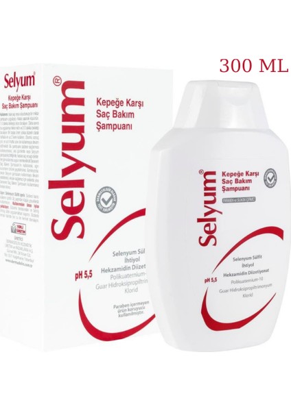 Dermadolin Selyum Kepeğe Karşı Saç Bakım Şampuanı 300 ml