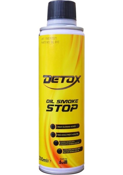 Detox Oil Smoke Stop - Yağ ve Duman Kesici Motor Yağ Katığı