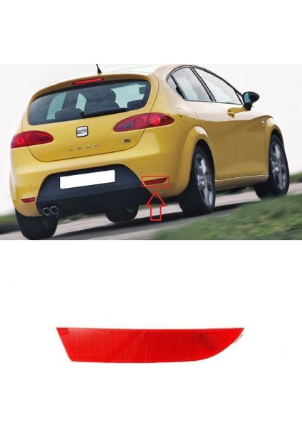 Leon Arka Tampon Reflektoru Sağ [1P0945106E]