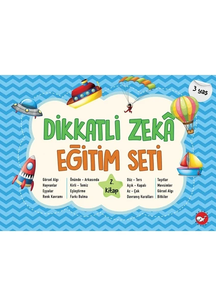 Dikkatli Zekâ Eğitim Seti 2. Kitap- 3 Yaş - Neşe Duran