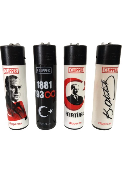 Pocket Çakmak Mustafa Kemal Atatürk Serisi 4'lü