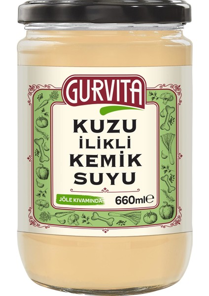 Kuzu Ilikli Kemik Suyu 660 ml
