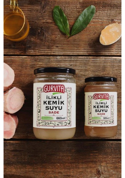 Ilikli Kemik Suyu Sade 660 ml 8' Li