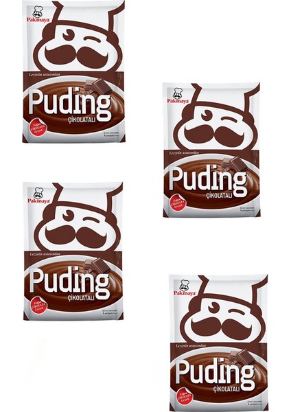 4 'lü Puding (Çikolatalı)