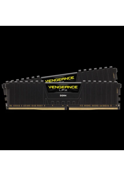 Vengeance CMK16GX4M2A2666C16 16GB (2x8GB) DDR4 2666MHz CL16 Black LPX Soğutuculu DIMM Bellek