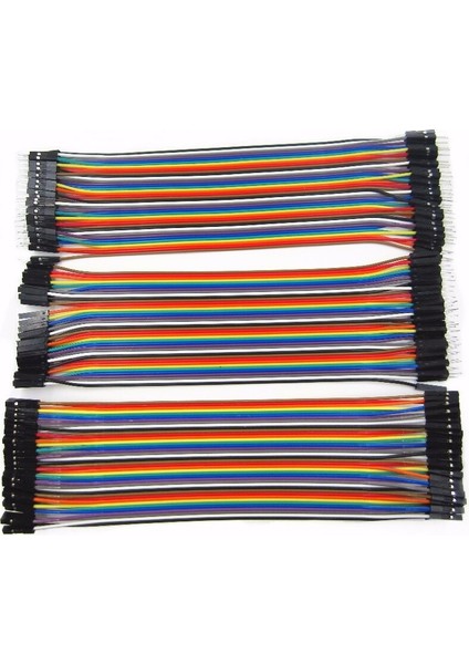120 Adet 30 cm Jumper Kablo Set 3 Adet 40 Pin Seti Kablo