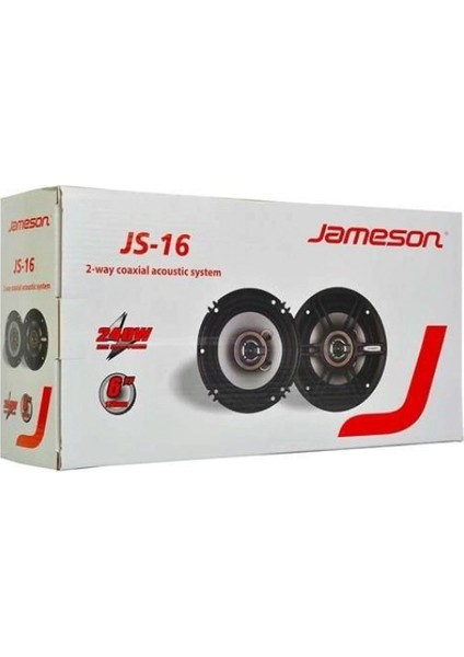 JS-16-240WATT-16 cm Tweeterli- Hoparlor-2 Adettir