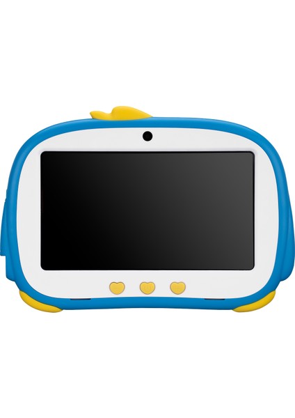 HAPPY KIDS Penguen EW-2022 Wifi+BT Çift Kamera Mavi 7 LCD Ekran 2GB A100 Quard Core 16GB And.10 OS Tablet PC