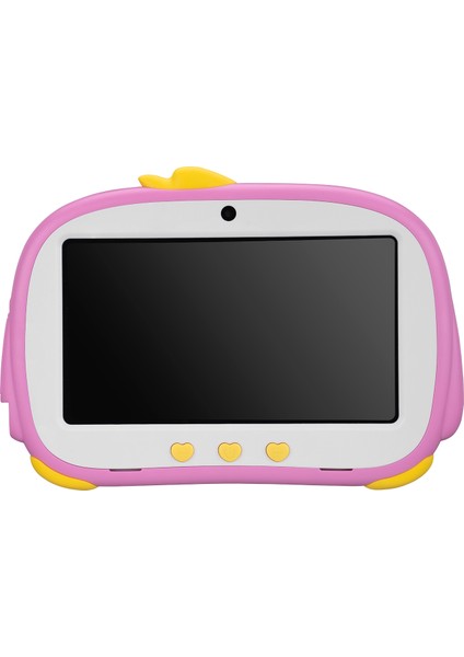 HAPPY KIDS Penguen EW-2022 Wifi+BT Çift Kamera Pembe 7 LCD Ekran 2GB A100 Quard Core 16GB And.10 OS Tablet PC