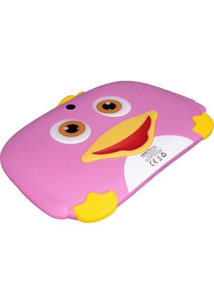 HAPPY KIDS Penguen EW-2022 Wifi+BT Çift Kamera Pembe 7 LCD Ekran 2GB A100 Quard Core 16GB And.10 OS Tablet PC