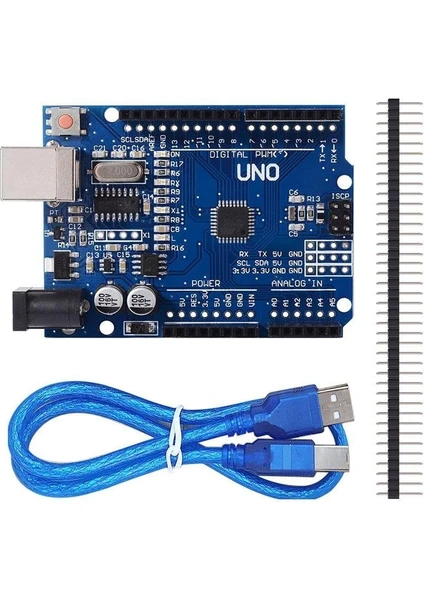 Uno R3 Klon Usb Chip CH340 - USB Kablo Hediyeli