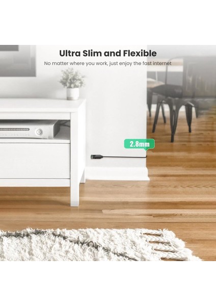 Cat6A Slim 10Gbps Ethernet Kablosu 1.5 Metre fiyatları