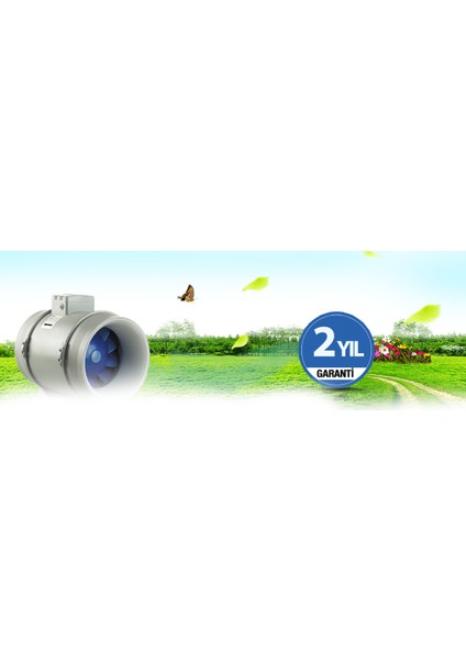 Karışık Akışlı Kanal Tipi Fan Standart TURBO-E125