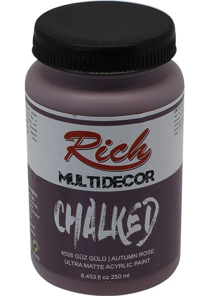 Multi Decor Chalked Akrilik Boya 250 cc Güzgülü