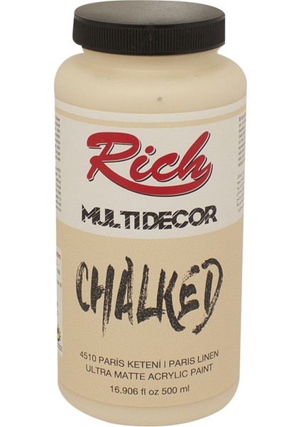 Multi Decor Chalked Akrilik Boya 500 cc Paris Keteni