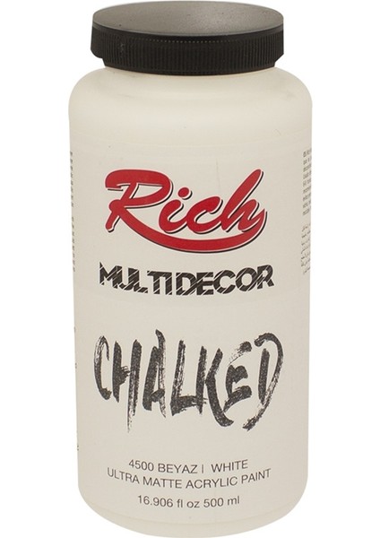 Multi Decor Chalked Akrilik Boya 500 cc Beyaz