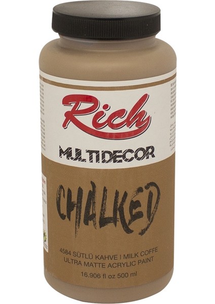 Multi Decor Chalked Akrilik Boya 500 cc Sütlü Kahve
