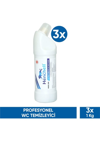 Wc Tuvalet Temizleyici - Kıvamlı 3 Lü 1 kg