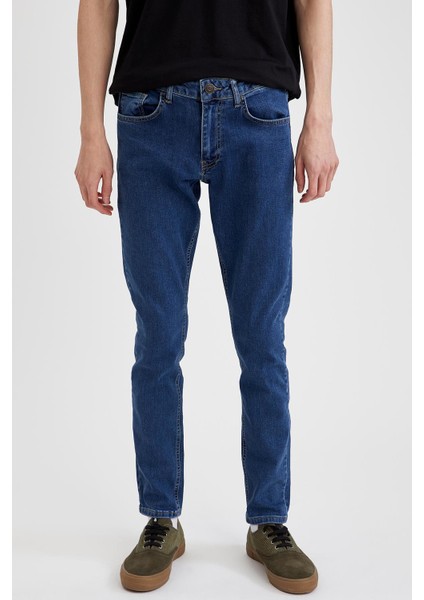 Defacto Carlo Skinny Fit Düşük Bel Dar Paça Jean Pantolon S2709AZ21SP