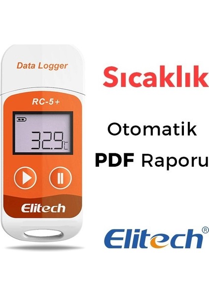 Rc-5+ Sıcaklık Kayıt Cihazı Datalogger fırsatları