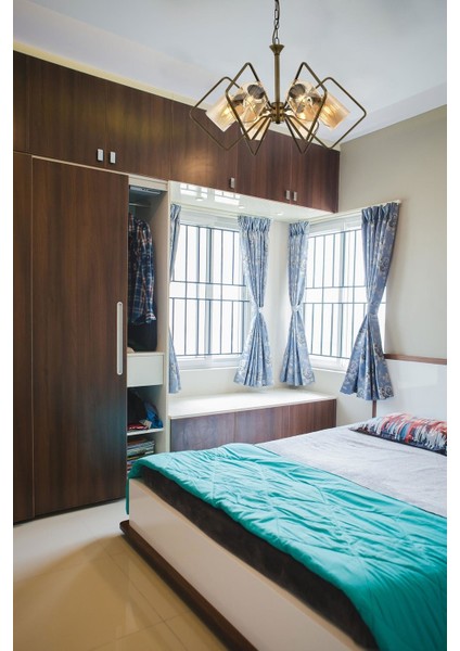 AV-60103-5E Eskitme Kaplama Modern Avize E14 Metal Cam 55cm